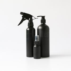 China 250ml Mist Sprayer Lotion Aluminium Cosmetic Containers Smooth Screw Neck wholesale