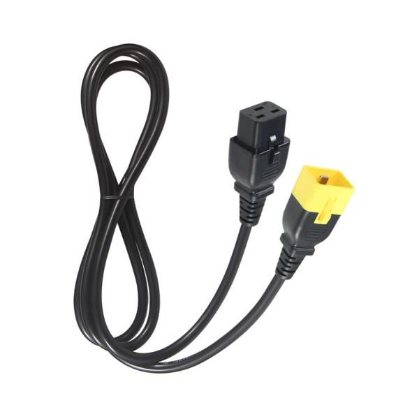 Quality Electric Cable 320 C20 Male To C19 Female Socket Connector 60320 Iec Computer Power Cord for sale
