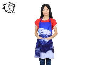 Snow Mountain 10 Ounce Canvas Apron Houseware Items 3D Digital Printed Photo With Visible Center Pocket