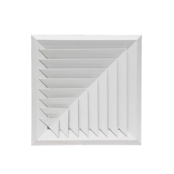 Quality HVAC Ventilation System Anodized Square Ceiling Air Diffuser for sale