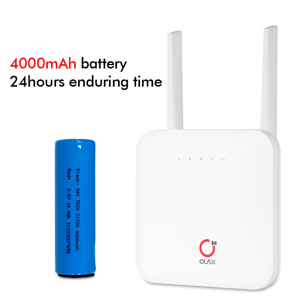 OEM Sim Card Wireless Wifi Router Unlocked 4G Router RJ45 PORT OLAX AX6 PRO