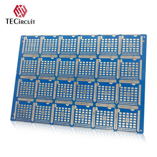 FR4 RIGID PCB Four Side 6 Layer PCB Board Half Cut Slot Immersion Gold 2u