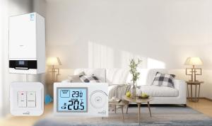 China Fireproof Wireless 7 Day Programmable Room Thermostat Remote Controlled on sale