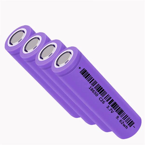 ROHS Certified LiFePO4 Lithium Battery 3.7V 18650 2400mAh 3000mAh 3600mAh for Electric Vehicles Scooter Cycle