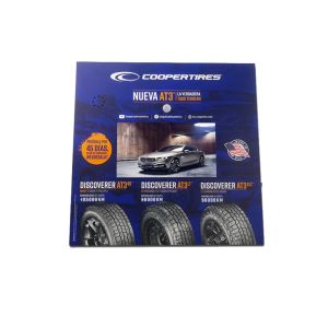 Custom Paper Display Printed Cardboard Display Stand With Back Frame