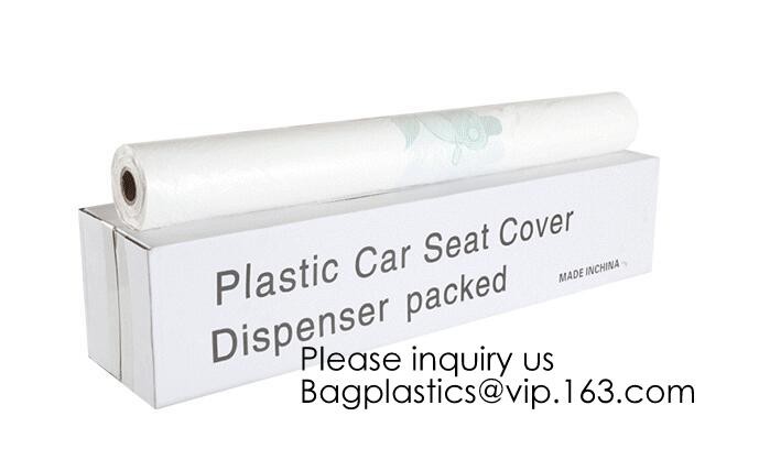 Disposable Plastic Car Cover with Elastic Band Medium Size, Kit De Protection, Car Clean Kit, car protection disposable