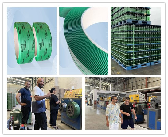 Supply plastic machinery PET belt making machine PET plastic steel belt production line for automatic winding machine