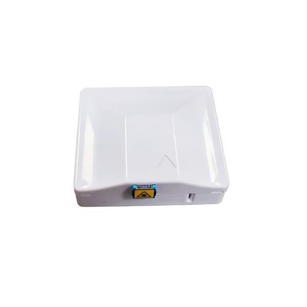FTTH Indoor ABS 1 Core SC Adapter Invisible Fiber Optic Box Wall Outlet