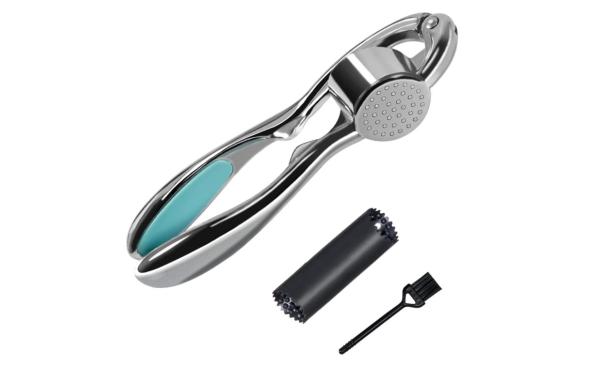 Quality FDA Approved Stainless Steel Garlic Press Peeler Set Multifunctional for sale