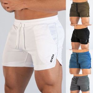 China 97% polyester Breathable White Running Wear Training Shorts With Convenient Pockets wholesale