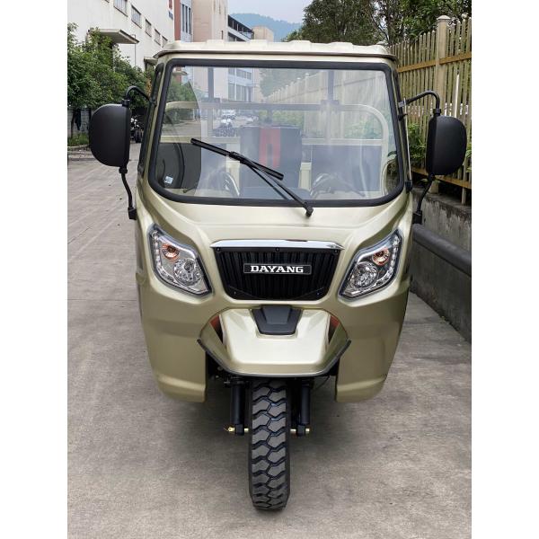 168 Full Floating Rear-Axle Gasoline Motorized Tricycles for Semi Cabin Cargo in Tunisia