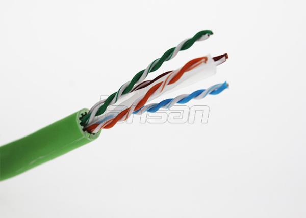 Quality Networking High Speed Cat6A Lan Cable 500Mzh Frequency Solid 99.99% Bare Copper for sale