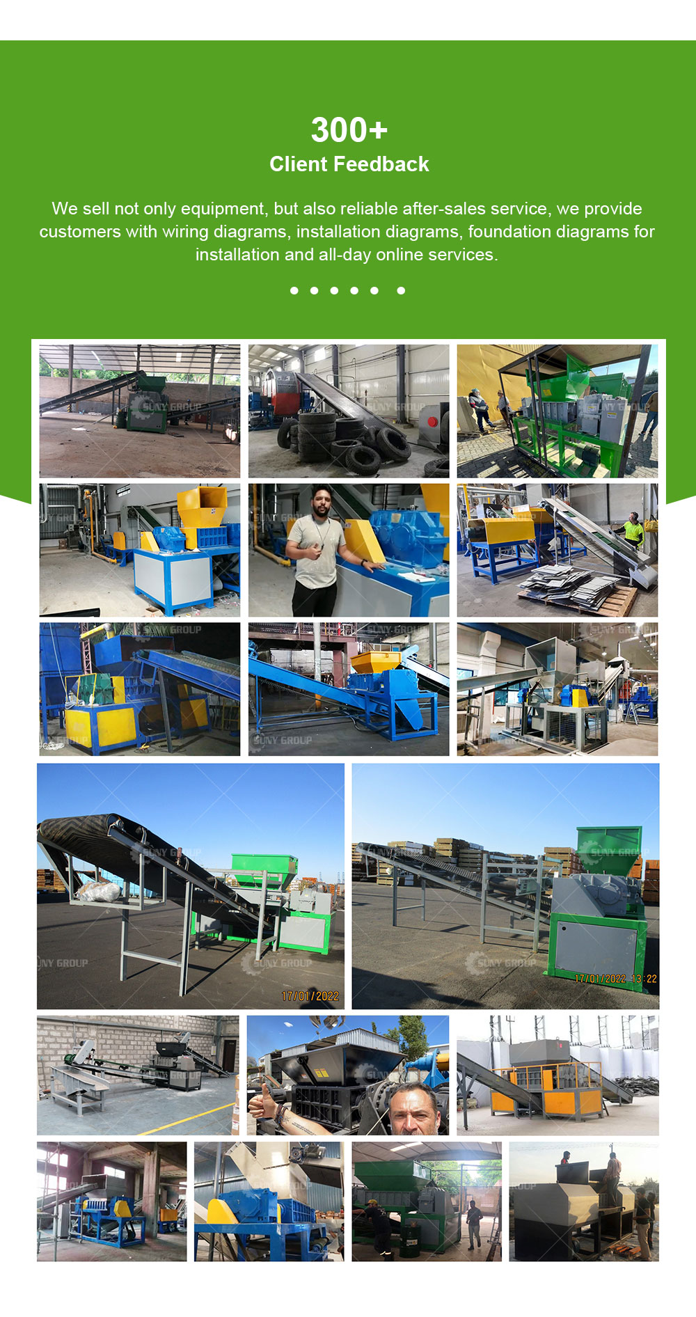 Scrap Tyre Recycling Machine Rubber Tyre Crushing Machine Tyre Shredding Machine