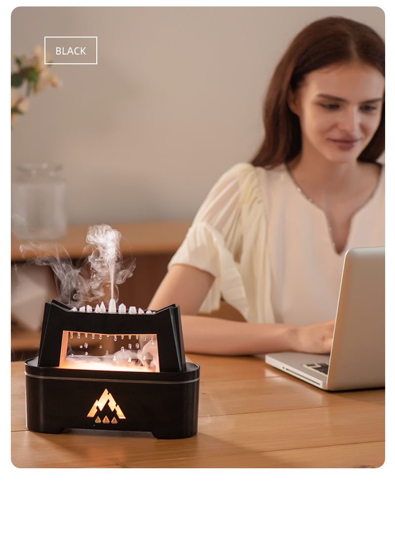2023 Winter Christmas Promotion Raindrop Essential Oil Ultrasonic Aroma Diffuser Humidifier