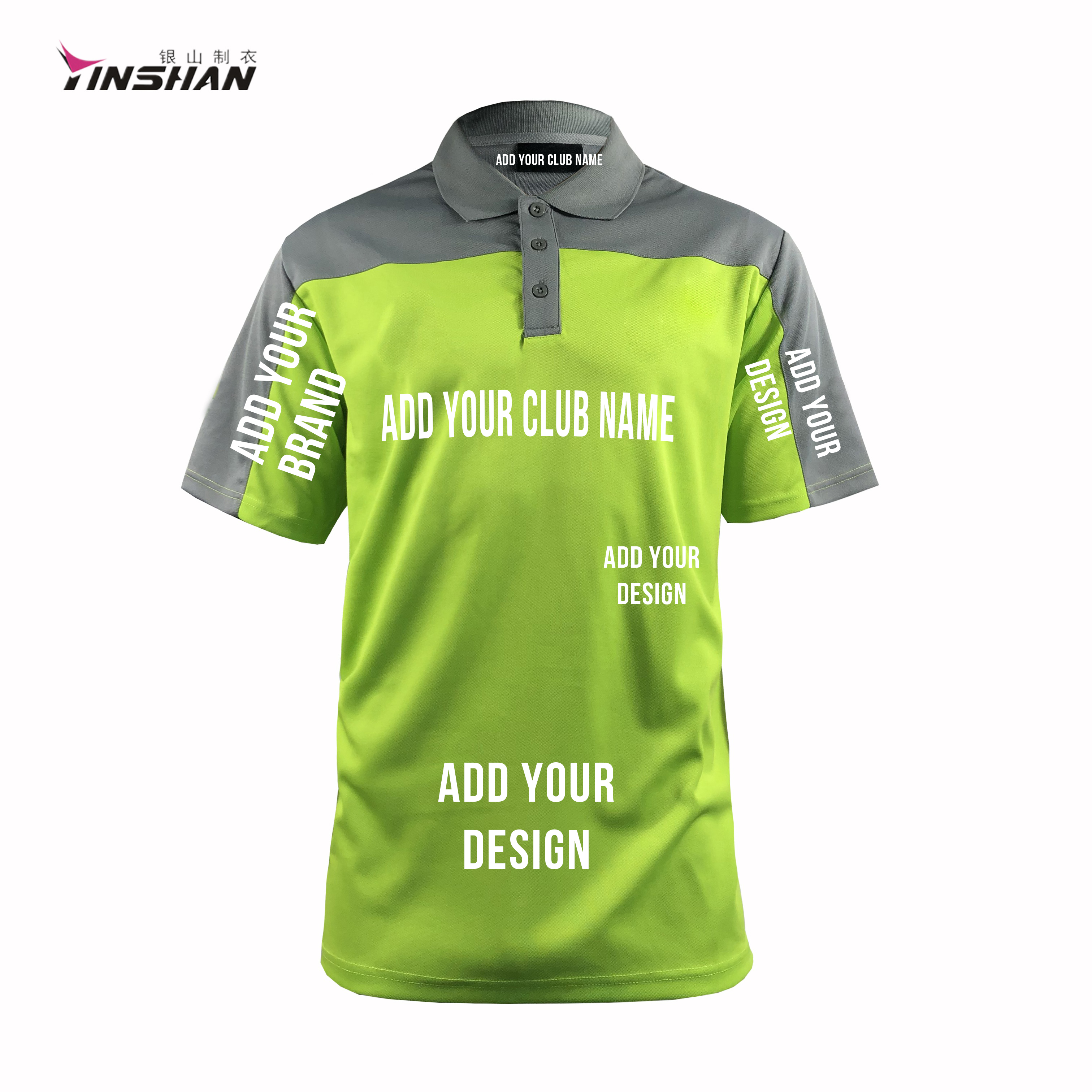 Top Fully Customise Club Cricket Jersey for Men's Pit Crew Shirt Custom Polo Shirt