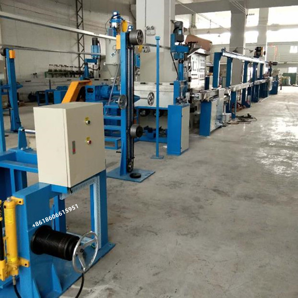 Sj90+35 Cable Extrusion Machine Double Shaft For Photovoltaic Cables