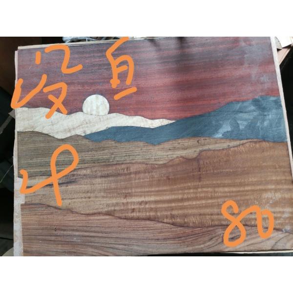 Custom Solid KOA Wood Top OM Body Shape Life Tree Inlay Acoustic Guitar Wood Pickguard