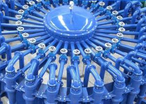 China Solids Liquid Separation Hydrocyclones Blue Classifying Desanding Hydrocyclone wholesale