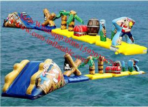 China inflatable floating obstacle floating obstacle course outdoor obstacle course equipment on sale