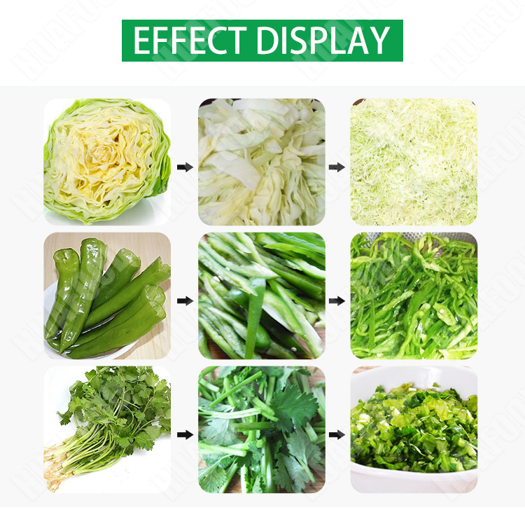 Cabbage Shredding Vegetable Cutting Machine Stainless Steel 750 * 480 * 890mm