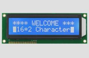 Large Size 16 2 Character LCD Display LCX1602M Blue / STN / Negative / Transparency