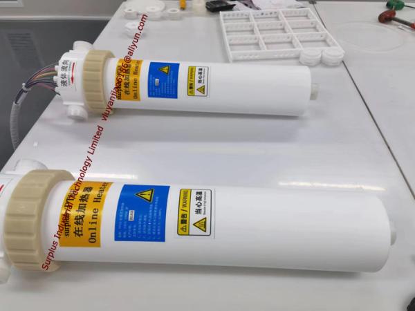 Quality Ultrapure Fluorolymer Inline Chemical Heater PFA / PTFE Fluid Online for sale