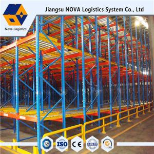 China Metal Live Storage Gravity Pallet Racking Q235B With Roller / LIFO System wholesale