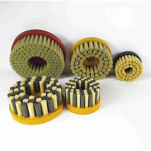 Rotary Nylon Disc Brush Silicon Carbide Abrasive Deburring Brushes