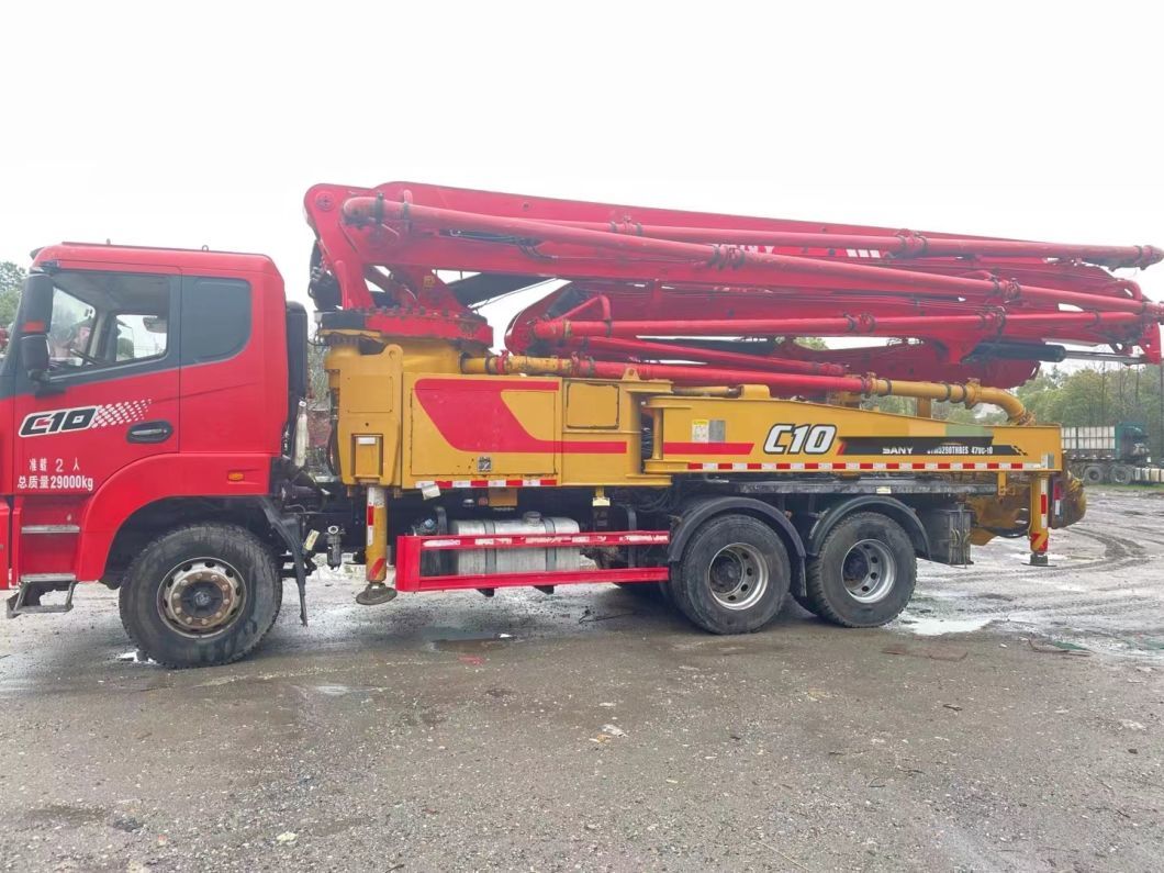 Used Concrete Boom Pump 2021 Year 47m Concrete Pump Truck