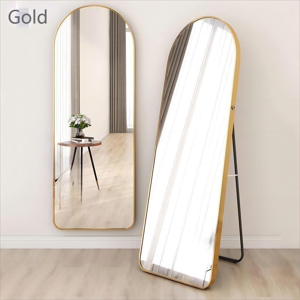 Contemporary Design Style Floor Mirror Oversize Arch Large Full Length for Home Decor