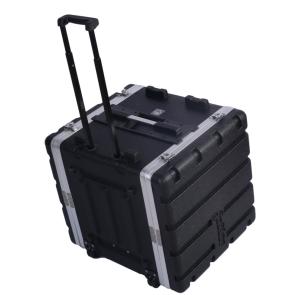 Guider ABS 12u Rack Flight Case Twist Locks x 4 Lightweight 19