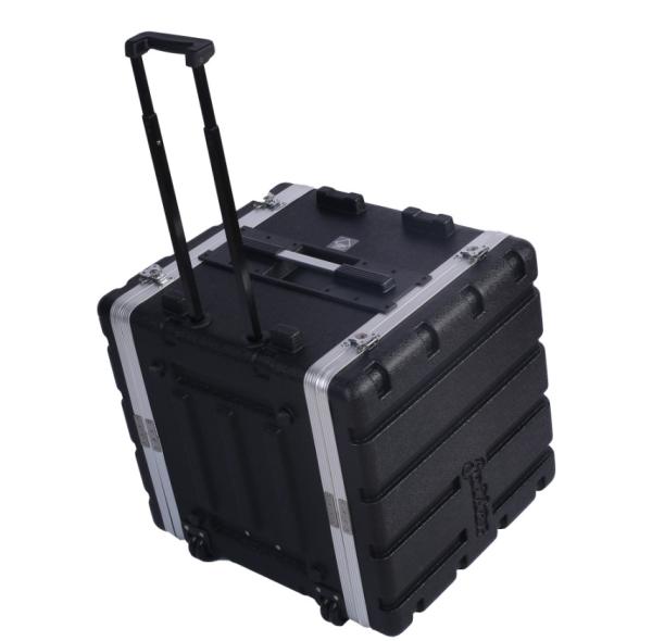 Quality 10U 19 Inch ABS Amp Rack Flight Case Heavy Duty Twist Latches for sale