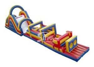 China Giant outdoor kids inflatable interactive game with slide on sale on sale