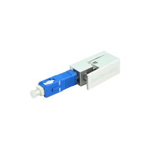 China Adaptor Fiber Optic Components , Single Mode / Multimode Fiber Cable Connectors on sale