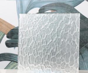 Ice Flower Frosted Window Glass Stained Lacquered Glass White