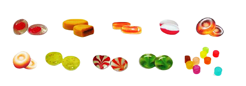 Professional Hard Candy Lollipop Production Line 150KG/300KG Per Hour Automatic 15-50KW 9