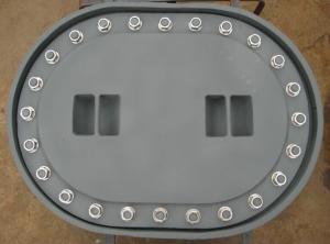 Stainless Steel Ship Hatch Cover Round Angle Watertight / Weathertight