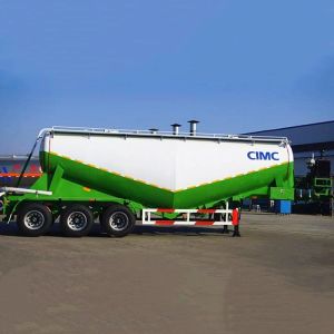 China Aluminum Alloy 45cbm Silobas Bulk Cement Trailer Tri Axle wholesale