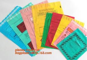 China Biohazard Specimen Bag with Document Pouch, Industrial waste disposal, biodegradable waterproof plastic Zip lockk poly pe wholesale
