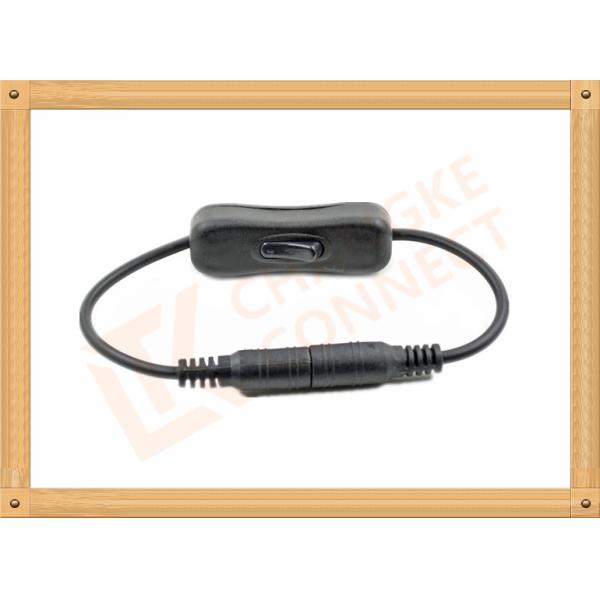 12V DC Male to Female Custom Cable Assembly With Switch On Off