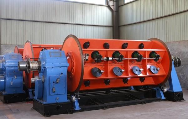Skip Type Strander Bow Twister Machine For Standing Cabling Control Cables Or