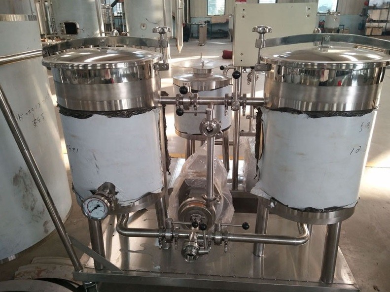 50L Half Open Clean In Place System , Clean In Place Tank Without Dead Corner