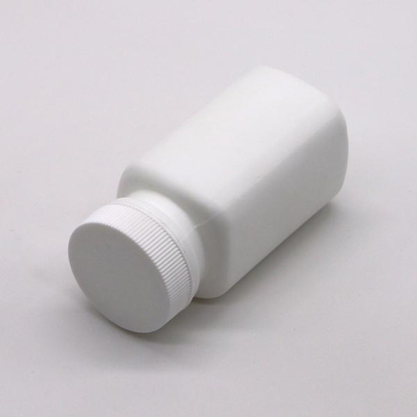 Collar and Base Material HDPE 105ml Plastic Vial for Sterile Liquid Storage