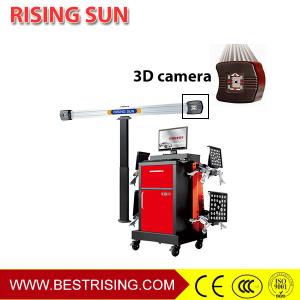 Car wheel balancing and wheel alignment machine for garage