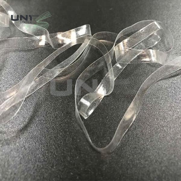 Clear Invisible Elastic Transparent Bra Strap Silicone Mobilon TPU Tape 5mm