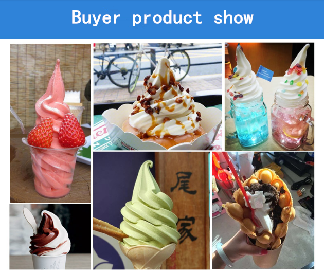 2022 Soft Serve 3 Flavor Vending Ice Cream Machine with Super Performance and Automatic