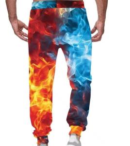 China Regular Fit Custom Printed Sweatpants Quick Dry Patterned Joggers wholesale