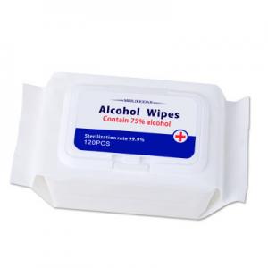 China Anti Virus Pharmacy Alcohol Wipes / Alcohol Isopropyl Cleaning Wipes wholesale