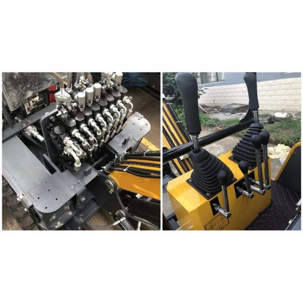 0.8Ton 1 Ton Mini Excavators Ripper Micro Excavator For Garden