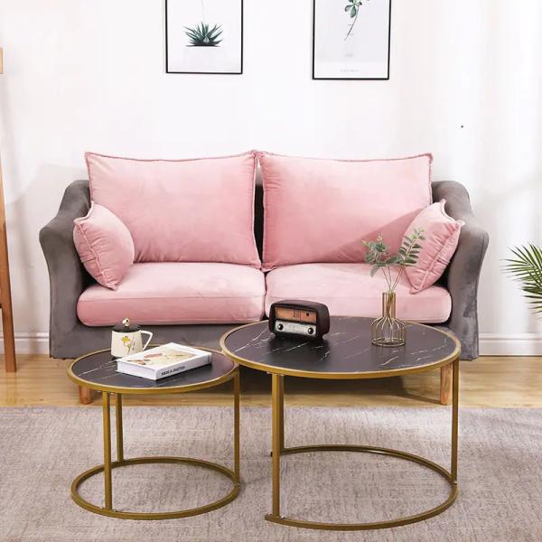 Quality iso9001 high durability Modern Central Table  Round Marble Coffee Table for sale